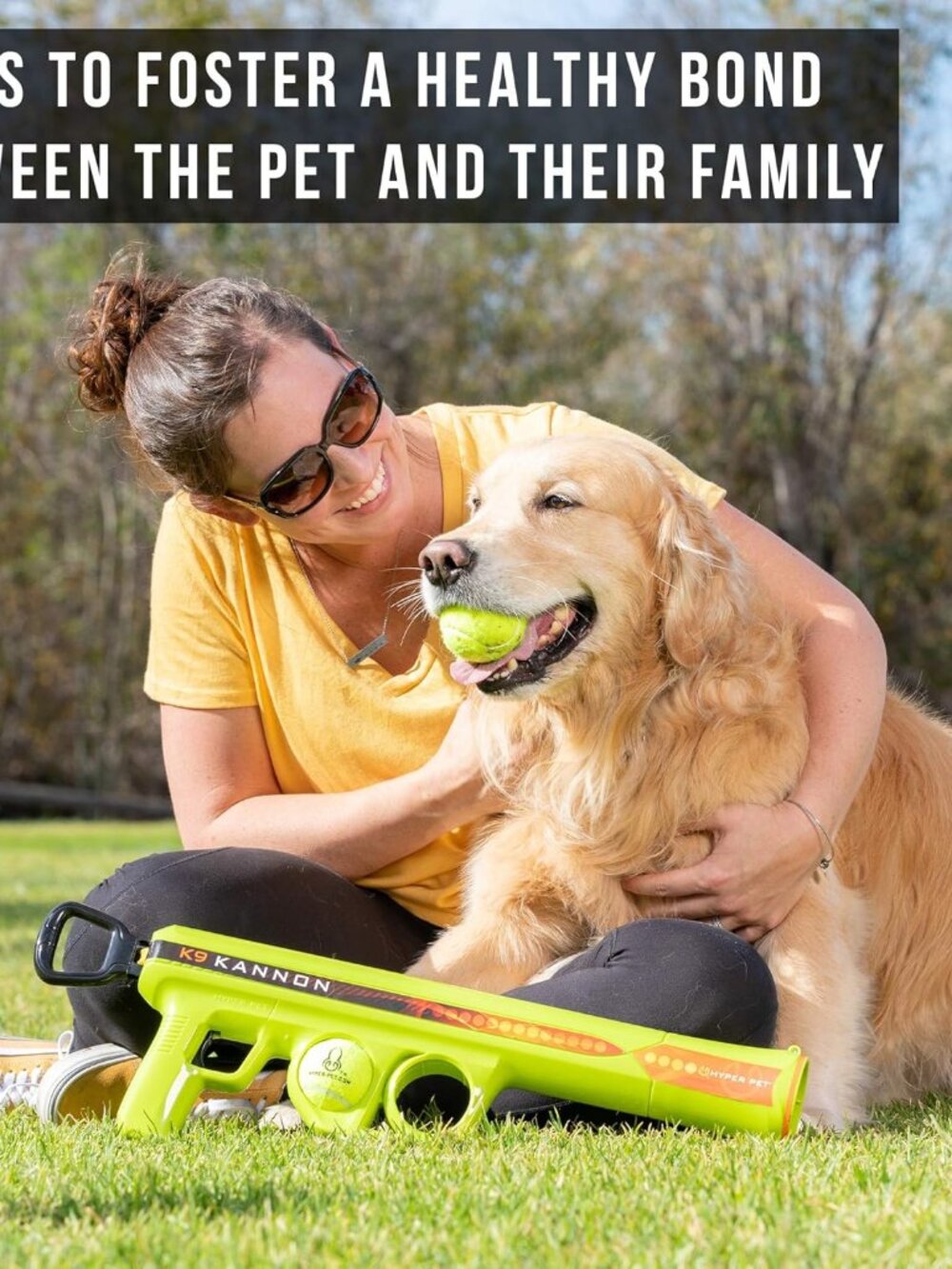 K9 Kannon Dog Ball Thrower Launcher for Dogs, All Breeds Up To 60 Pounds, With O - Picture 3 of 9